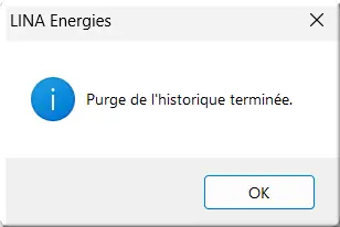 Résultat de la purge